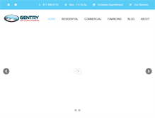 Tablet Screenshot of gentryac.com